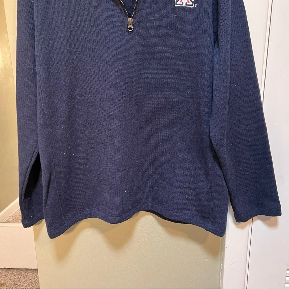 Champion Elite Men's Size XL Quarter Zip Sweater University of Arizona Wildcats
